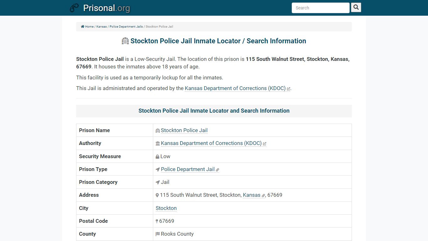Stockton Police Jail-Inmate Locator/Search Info, Phone ...